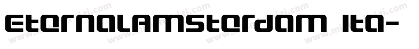 EternalAmsterdam Ita字体转换